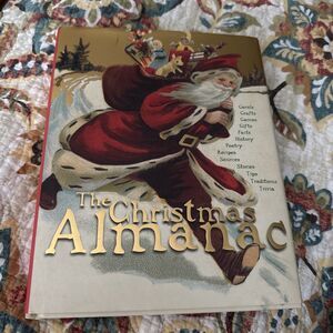VTG The Christmas Almanac Hardcover w/ Gold Leaf Edges Welcome Books - 2003 New